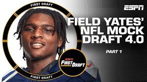 🚨FIELD YATES' NFL MOCK DRAFT 4.0!🚨 Round 1 breakdown w/Mel Kiper Jr.