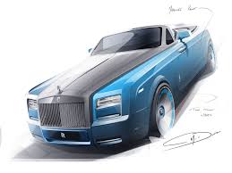 Rolls Royce Bespoke Waterspeed Collection Design Sketch Car Design Rolls Royce Automotive Design