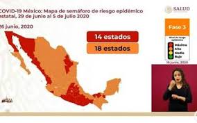 Cdmx crecen hospitalizaciones por covid en cdmx el viernes pasado había 2 mil 996 personas hospitalizadas en la capital, al día de hoy hay 3 mil 221. Estos Son Los 18 Estados En Semaforo Naranja Desde El 29 De Junio El Sol De Hermosillo Noticias Locales Policiacas Sobre Mexico Sonora Y El Mundo