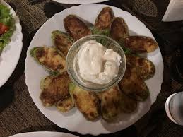 Serve with ranch, marinara or favorite dipping sauce. Fried Zucchini Picture Of Stefani Restaurant Pomorie Tripadvisor