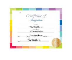 Apr 24, 2017 · begin this area with 'this is to certify that…' or 'this certifies that…', and underneath it, leave a blank space to fill the name of certificate holder / trainee. 50 Free Certificate Of Recognition Templates Printabletemplates
