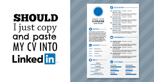 We did not find results for: Should I Just Copy And Paste My Project Management Cv Into Linkedin Arraspeople