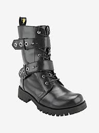 Volatile Double Strap Combat Boots