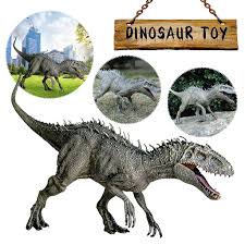 The final battle between indominus rex, tyrannosaurus rex, and velociraptors as it appeared in jurassic world. Buy Jurassic Indominus Rex Action Figures Open Mouth Savage Tyrannosaurus Dinossauro World Animals Model Kid Toy 34x8x15cm At Affordable Prices Price 32 Usd Free Shipping Real Reviews With Photos Joom