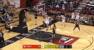 A basketball team of 7 young ladies who r coached by josh madsen. Eastern Washington S Tanner Groves Throws Down Soul Crushing Poster Dunk On Helpless Defenders