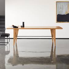 Montenegro Rectangular Oak Dining Table Reviews Cb2 In 2020 Oak Dining Table Dining Room Furniture Modern Brass Dining Table