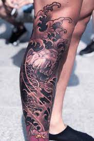 Koi Fish Tattoodo Inkjecta Wearesorrymom Killerinktattoo Irezumi Koi Koifish Fingerwaves Lotus Japane Koi Tattoo Sleeve Tattoos Japanese Leg Tattoo
