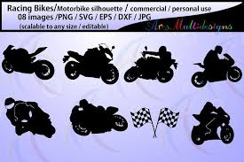 Racing Bike Silhouette Motorbike Silhouette Sports Bikes