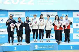 Air Pistol Team Events in the 15th Asian Airgun Championship Daegu, KOR (17  November 2022)