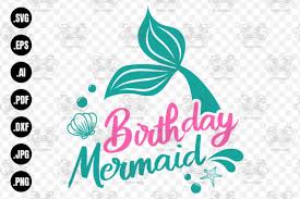 Download Mermaid Birthday Mermaid Svg Birthday Graphic By 99 Siam Vector Creative Fabrica PSD Mockup Templates