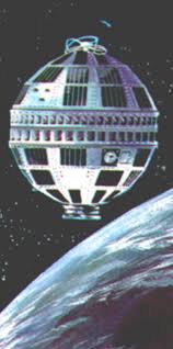 Image of the telstar 1 satellite. The Telstar Story
