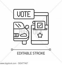 A polling place is where voters cast their ballots in elections. Drive Through Voting Vector Photo Free Trial Bigstock