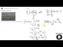 Biasanya cara ini digunakan untuk metode yang ada untuk menyelesaikan soal integral tidak bisa digunakan. Integral 1 Akar 4x 3 Youtube