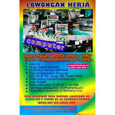 Para netizen yang sedang mencari soal tes blk operator komputer dan kita dalam website di sini menyisihkan informasi soal tes blk operator komputer yang bakal bermakna utk anda. Lowongan Rembang Lowongan Kerja Operator Komputer Dan Warnet Alloha Net Sidowayah Rembang Lowongan Rembang Http Www Lowonganrembang Com 2020 10 Lowongan Kerja Alloha Net Rembang Html X33lhmnp21i Whatsapp Bagikan Jika Bermanfaat Ya Facebook
