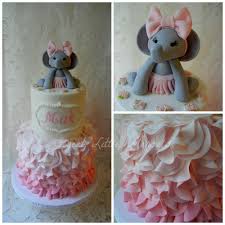 Baby Shower Ideas Pink And Gray Elephant Themed Baby Shower Elephant Baby Shower Cake Baby Shower Cakes Girl Baby Shower Cakes