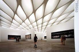 Exhibition Space Illuminated By Natural Light Above Architecture Ceiling Ceiling Design Interior