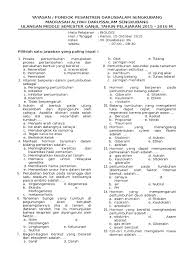 Biologi kelas 10 semester 1. Soal Uas Biologi Kelas Xii Dan Pembahasannya Soal Utbk