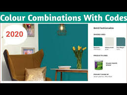 For next photo in the gallery is ceiling wall color combinations rendered house. Colour Combinations With Codes Asianpaints Colour Combinations Living Room Color Combinations Youtube