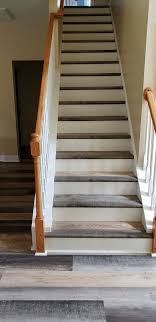 Vinyl Plank Stair Treads Lvp Flooring Interior Stair Railing Vinyl Plank Flooring