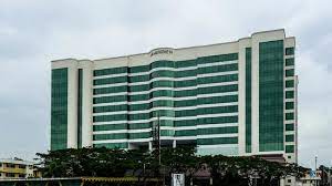 Le meridien kota kinabalu hotel offers a continental breakfast made fresh daily. Le Meridien Kk Facade Seen From The Waterfront Picture Of Le Meridien Kota Kinabalu Tripadvisor