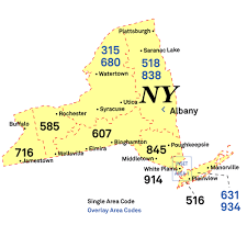 New York City Area Code Map Nanpa Number Resources Npa Area Codes