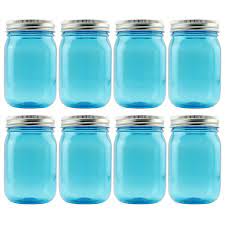 Cornucopia 16oz Plastic Mason Jars 8