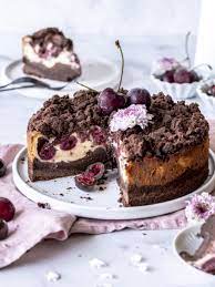 Schoko Kirsch Kasekuchen Mit Streuseln Emma S Lieblingsstucke Rezept Kasekuchen Mit Streusel Kuchen Und Torten Rezepte Kuchen Und Torten