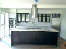 To cover up the edges of the wallpaper, she constructed frames from trim boards and glued the frames to the doors. Beadboard Wallpaper Lowes Cabinet Doors Kitchen Cabinet 970x728 Wallpaper Teahub Io