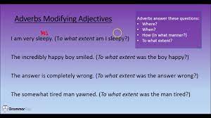 Behavior modification in a sentence 1 skinner was the psychologist who popularized behavior modification. Adverbs Modifying Adjectives Grammar Lesson Trailer Youtube