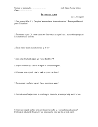 Singur popa avea dreptul sa nelinișteasca pacinica stapanire a hangiului. Doc Test In Vreme De Razboi Elena Miron Academia Edu