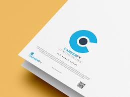 Careerfy New Logo Mockup In 2020 Logo Mockup Logo Design Website Design