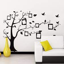Cute Cat Butterfly Tree Branch Wall Stickers For Kids Rooms Home Decoration Cartoon Animal Wall Decals Diy Posters Pvc Mural Art Family Tree Wall Sticker Wall Stickers Family Wall Stickers Living