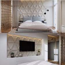 Discover bedroom ideas and design inspiration from a variety of bedrooms, including color, decor and theme options. Pin By Anita On Spalnya Bedroom Tv Wall Bedroom Interior Luxurious Bedrooms