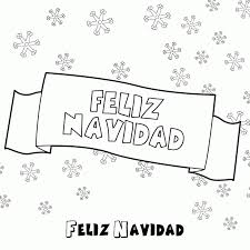 Letras De Feliz Navidad Para Colorear