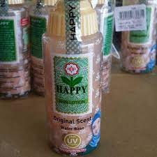 In malaysia, when i was young, we used to put white wet paste on our faces to help keep us cool and fresh after a bath. Bedak Sejuk Happy Skin Lotion Shopee Malaysia