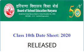 Click on the download icon. Hbse 10th Date Sheet 2020 Released Check Haryana Board Secondary Time Table Here