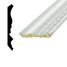 Alexandria Moulding Wp 33d 11 16 In X 5 1 4 In Primed Pine Finger Jointed Dentil Crown Moulding Wp33d 93192c The Home Depot Crown Molding Finger Joint The Home Depot