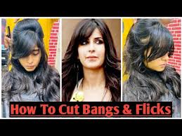 Wavy medium length haircut with side part. How To Cut Bangs Flicks 2019 In Hindi Easy Way Step By Step Front Layer Fringe Fringe Tutorial Youtube