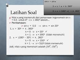 Maybe you would like to learn more about one of these? Contoh Soal Persamaan Trigonometri Kelas 11 Pilihan Ganda Contoh Soal Persamaan Trigonometri Kelas 11 Serta Jawabanya Contoh Soal Contoh Soal Dan Jawaban Trigonometri