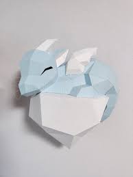 Pdf Template Dragon On A Rock Low Poly Origami Papercraft Etsy In 2020 Paper Crafts Origami Origami Art Origami Crafts