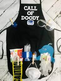 New Daddy Call Of Doody Baby Shower Funny Gag Gift New Dad First Time Dad Diaper Party Doody Apron Present In 2021 Baby Shower Funny Baby Shower Dad Dad Baby Shower Gift