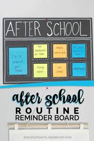 After School Organization Ideas Chore Charts In 2019
