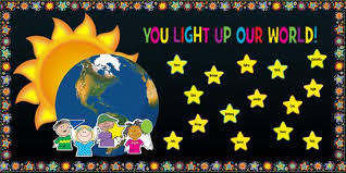 you light up our world teacher appreciation display