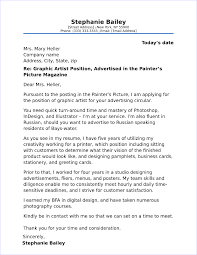 Graphic Designer Cover Letter Sample