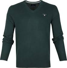 Gant Lambswool Pullover Dark Green 86212 374 Tart Green