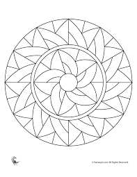 Coloring mandalas is a great meditation technique that can relieve stress and anxiety. Simple Mandala Designs Coloring Home
