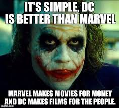 12 Memes Showing How Dc Is Better Than Marvel Dc Marvel Marvel Marvel Vs Dc Marvel Memes