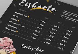 Kostenlose geschäftliche & private briefvorlagen. Eiskarten Erstellen Vorlagen Fur Indesign Photoshop Und Word