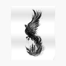 Choosing a phoenix tattoo will be the best decision that you'll ever make. Phoenix Tattoo Posters Redbubble