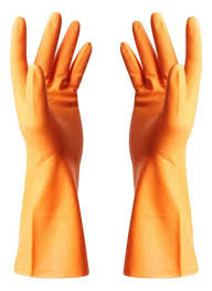 Summer Waterproof Gloves Cleaning Gloves Dish Washing Gloves Orange Cleaning Gloves Waterproof Gloves Cleaning